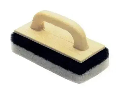 Frattone per pulizia con due tamponi intercambiabili in fibra, dimensioni 250x120x10 mm, supporto in poliuretano e manico ergonomico.