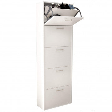 Scarpiera Molly 5 Ante Bianco 59x25x172h cm