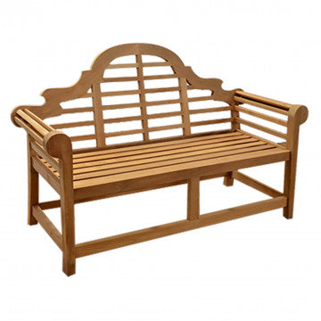 Panca in teak indonesiano massello classe A, 150 cm, colore marrone
