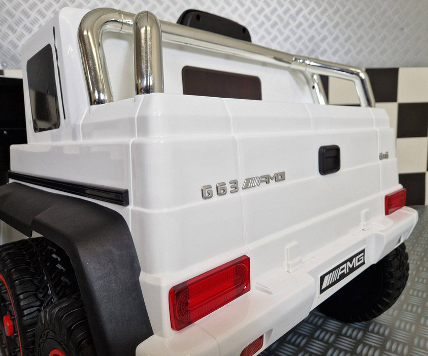 Auto Elettrica per Bambini Mercedes G63 AMG 6×6 12 V – Bianca