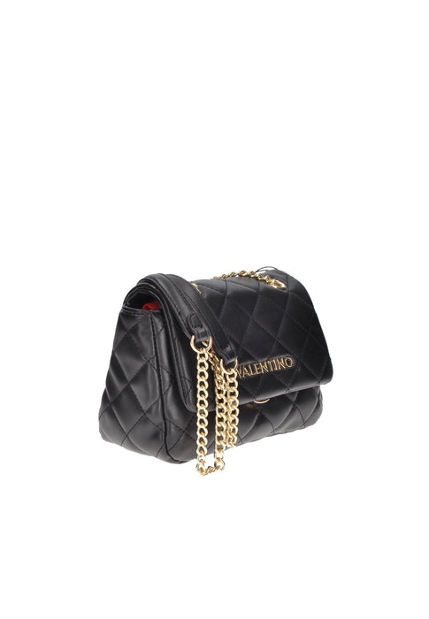 Valentino Bags Ocarina Borsa A Tracolla In Ecopelle Con Chiusura A Patta E Logo Frontale Esclusiva 18x14x8 cm