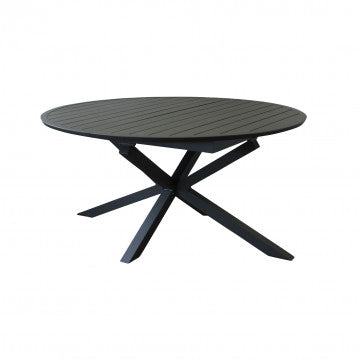 Tavolo rotondo allungabile diametro 150-204 cm, altezza 75 cm