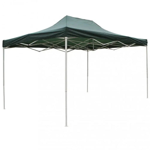 Gazebo Party 3x4,5 - Telo in poliestere Verde 420D con struttura in metallo Ombrelloni e parasole Hobby Shop Solution   