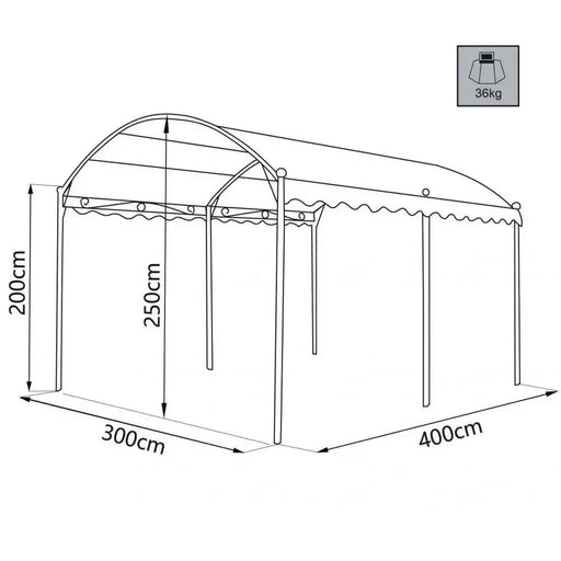Gazebo arco 3 x 4 Baldacchini e gazebo Hobby Shop Solution   