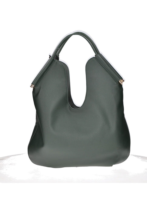 Amber Borsa A Spalla In Ecopelle Con Chiusura A Calamita Elegante Dimensioni 37x21x11 Cm