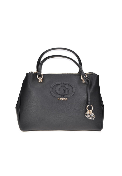BG953606 GUESS Borsa A Mano Celebra In Ecopelle Con Chiusura A Cerniera E Bottone Con Tracolla 27x22x13 Cm