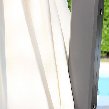 Ombrellone 2x3 m telo poliestere 180 gr antivento palo girevole