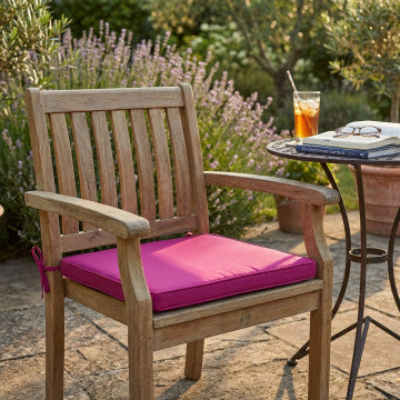 Cuscino seduta sfoderabile in poliestere idrorepellente 39x39x4 cm