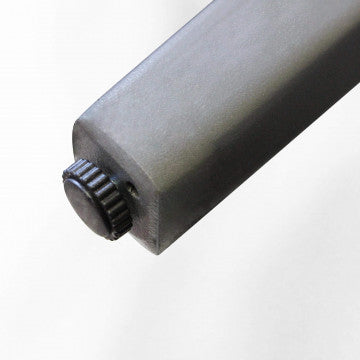 Seduta modulare singola in alluminio verniciato con 4 gambe e cuscino