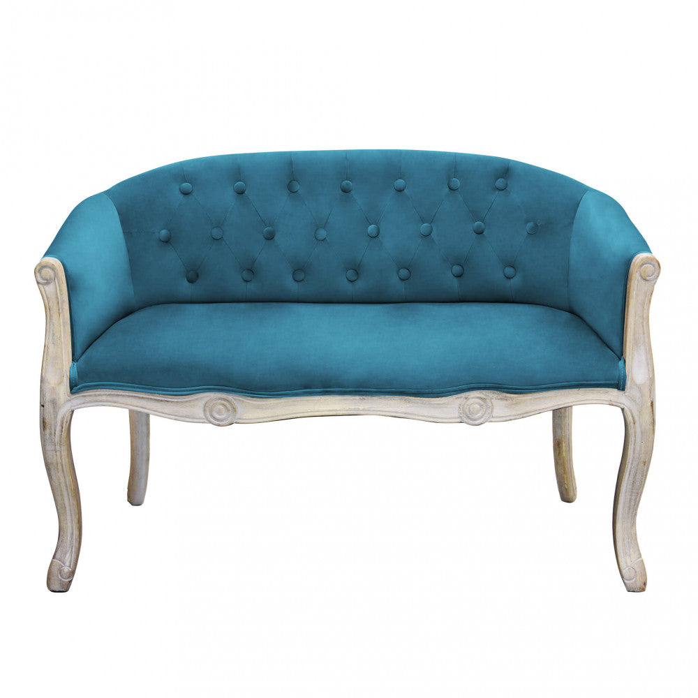 Divano elegante con capitonné in tessuto di lusso Divani Hobby Shop Solution   