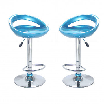 Sgabello girevole regolabile in ABS, altezza 77,5-98 cm