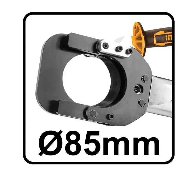 Tagliacavi Idraulico a Batteria 20V 2Bat.5Ah - Forza 60kN Cavi Ø85mm + Valigetta