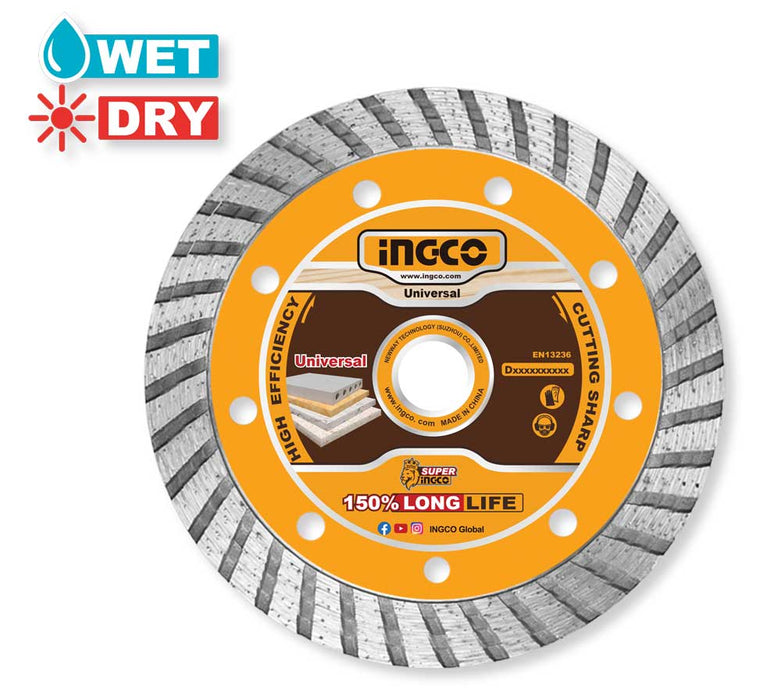 Disco Diamantato Turbo Clean Cut 230mm Ingco
