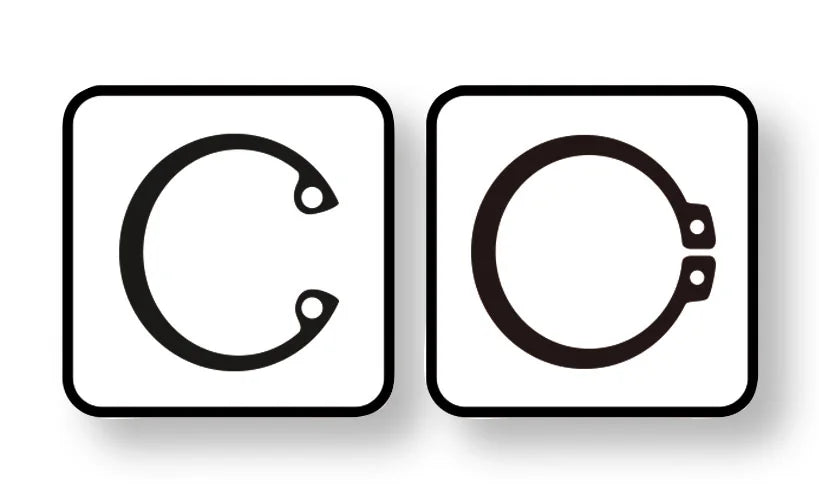 Set 4 Pinze per Anelli Elastici 125 mm con Borsetta