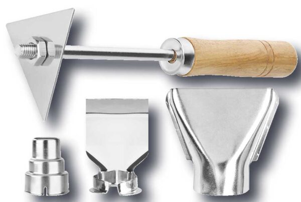 Termosoffiatore 2000W, Display LCD, Temperatura 50-600°C, 3 Ugelli, Raschietto