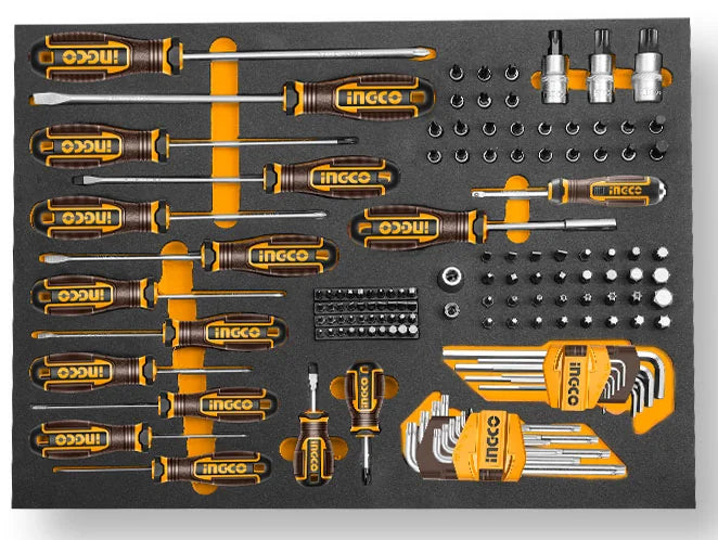 Carrello Portattrezzi 7 Cassetti con 328 Pezzi – Set Completo di Chiavi, Bussole e Utensili