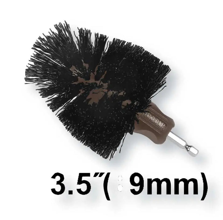 Set 11 Spazzole Multiuso con Gambo 1/4" Ingco