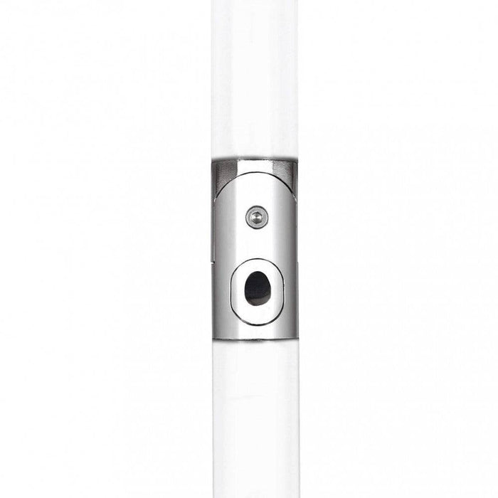 Ombrellone Quadrato Bianco Poliestere Alluminio 2x2 m