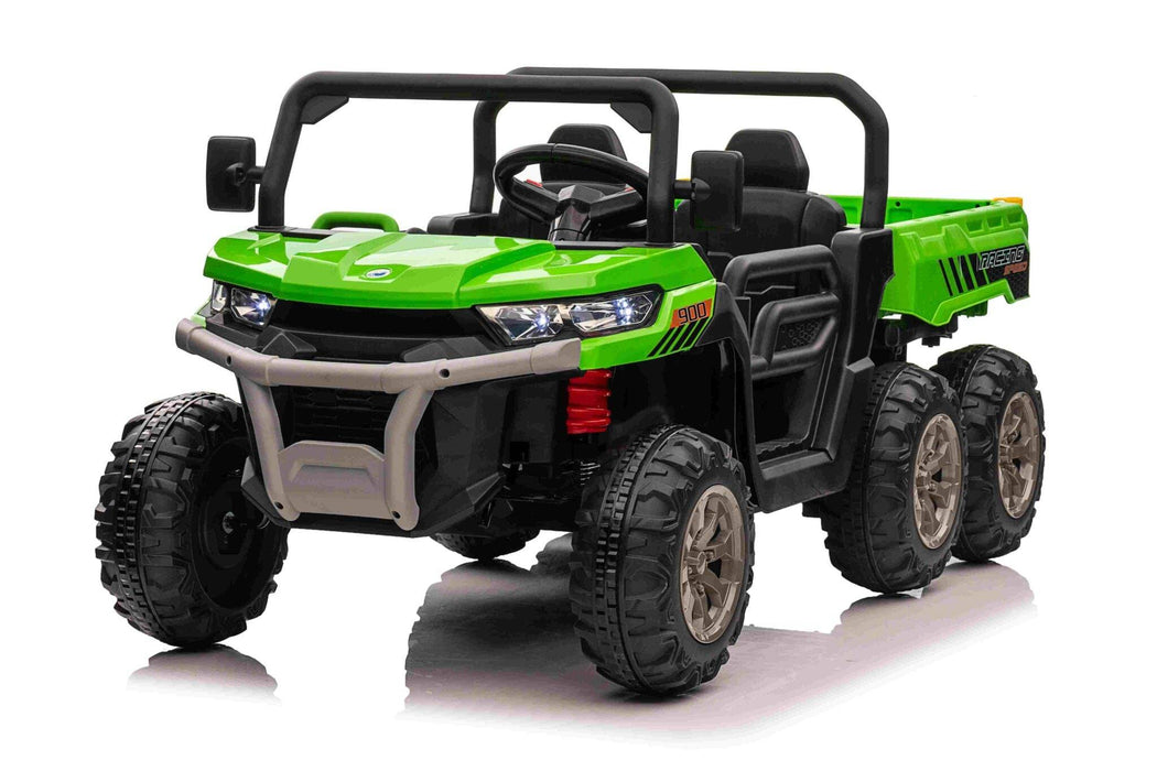 Jeep Elettrica per Bambini Transporter 24 V – 6 Ruote – Verde