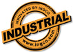 Logo Ingco in stile grafico con sfondo bianco, caratterizzato da testo giallo e nero, rappresenta il marchio di utensili industriali