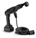 Idropulitrice portatile senza filo Innoliving con batteria da 18,5V, corpo nero, tubo flessibile e ugello rotante, ideale per pulizie esterne.