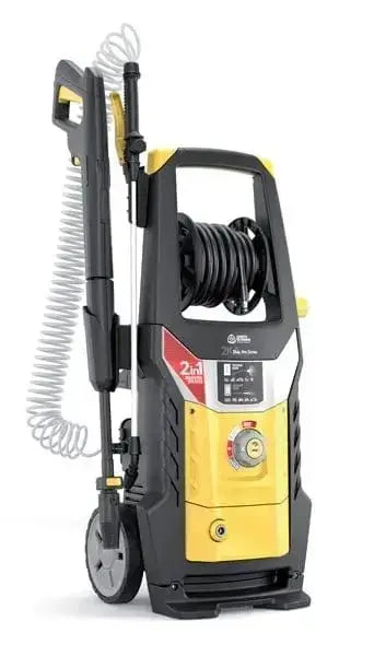 Idropulitrice 160 bar 2 funzioni DHS con lancia e accessori integrati, ideale per lavaggio auto e irrorazione ad alta pressione.
