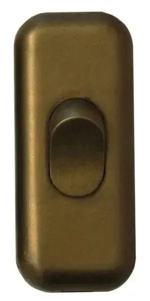 Interruttore per cavo oro con finitura elegante, ideale per impianti elettrici domestici. Interruttore compatibile con prolunghe e adattatori.
