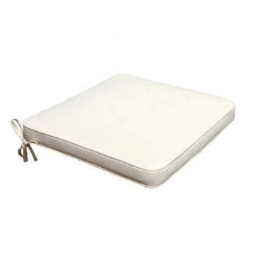 Cuscino seduta sfoderabile idrorepellente poliestere 50x45 cm spessore 4