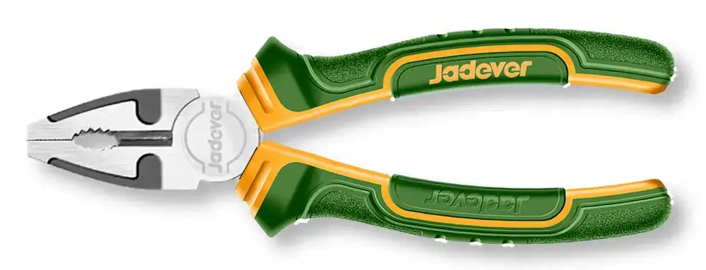 Pinze di sujecione in acciaio al carbonio con impugnature ergonomiche verdi e gialle, ideali per officina e bricolage, SKU: J/JDPL1C06