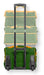 Trolley portattrezzi Jadever in poliestere 600D verde con scomparti e ruote, maniglia telescopica, capienza 20 kg, SKU: J/JDTGR102