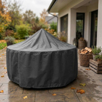 Telo copertura tavolo rotondo poliestere diametro 120 cm altezza 60 cm