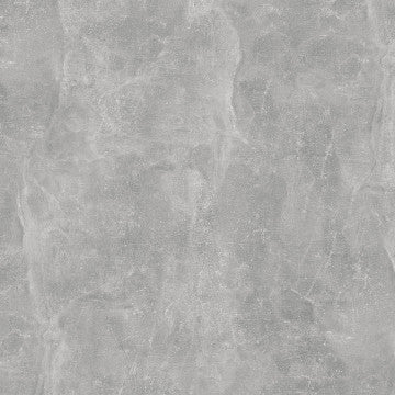 Porta PC in truciolare bilaminato grigio effetto cemento 120x50x74 cm