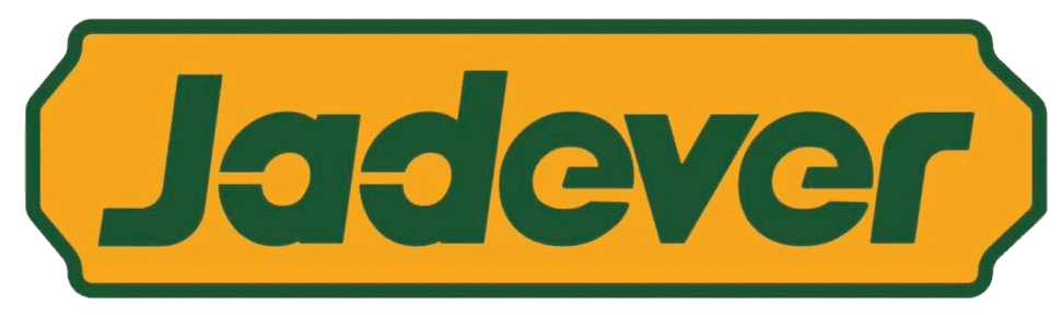 Logo Jadever in grafica con sfondo bianco, marchio di utensileria professionale per aria compressa e attrezzature industriali