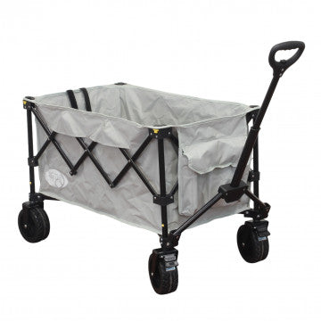 Carrello con struttura in metallo, capacità 150 litri, dimensioni 82x49x37 cm