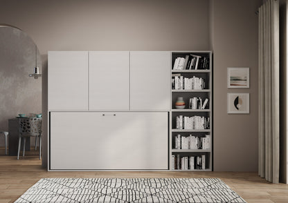 Itamoby Letto a scomparsa singolo orizzontale Kando con materasso e composizioni disponibili