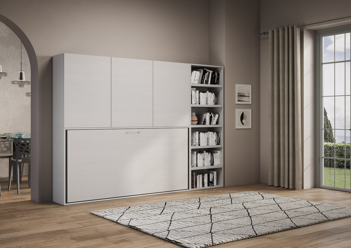 Itamoby Letto a scomparsa singolo orizzontale Kando con materasso e composizioni disponibili