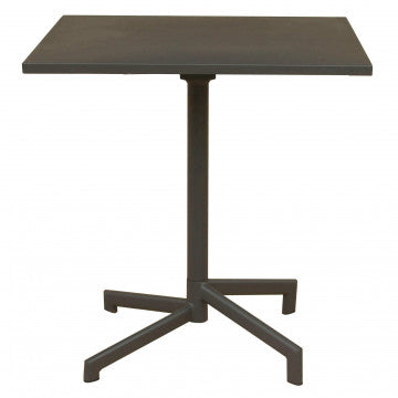 Tavolo quadrato 70x70 cm in acciaio con struttura tubi verniciata