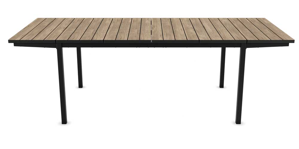 Tavolo Estensibile Porto Nova Ashwood Grafite 160-240 cm