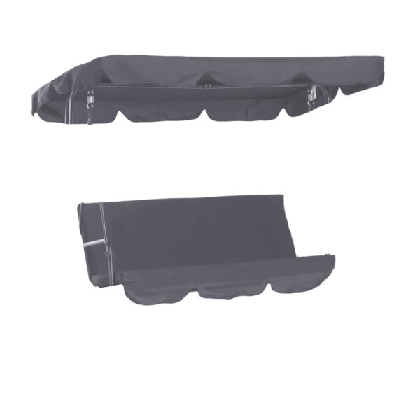 Kit ricambio dondolo Ischia - Seduta, Schienale, Tettuccio, 3 colori