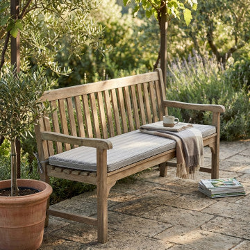 Cuscino sfoderabile in poliestere idrorepellente 110x45 cm