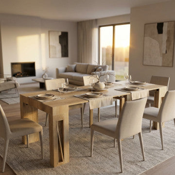 Tavolo consolle melamina rovere grigio struttura metallo 90x45x75 cm