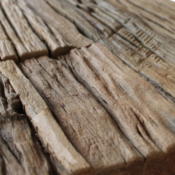 Mobile in legno riciclato con 5 ripiani 118x37x218 cm