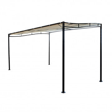 Gazebo pergola 3x2,5 metri in poliestere 180 gr e struttura acciaio