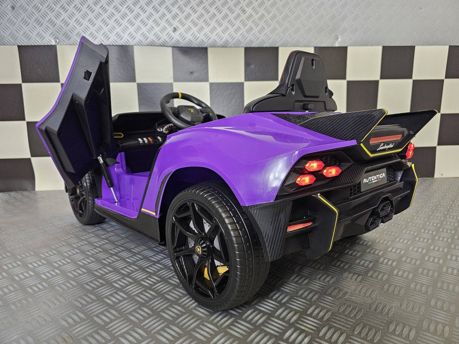 Auto Elettrica per Bambini Lamborghini Auténtica 12 V – Viola