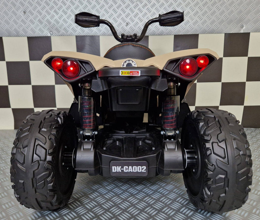 Quad Elettrico per Bambini Can-Am Maverick 24 V – Colore Cachi