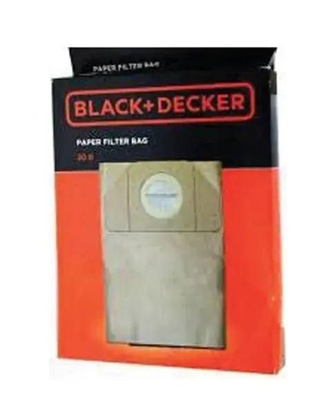 Kit 5 sacchetti filtro x bd-bxvc20e Black Decker Filtri aspiratori hobby shop solution   