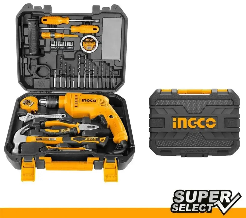 Kit trapano 680w + set 115 utensili in valigetta ingco Cacciaviti INGCO   