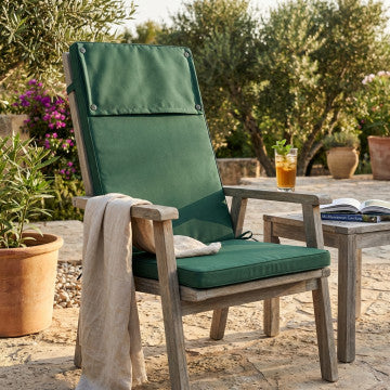 Cuscino rettangolare sfoderabile in poliestere 45x150 cm alto 4 cm