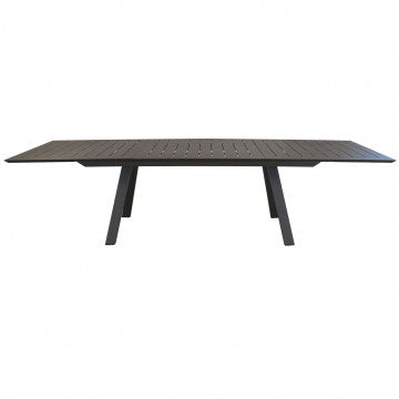 Tavolo rettangolare Zante allungabile 200/300 x 110 in alluminio