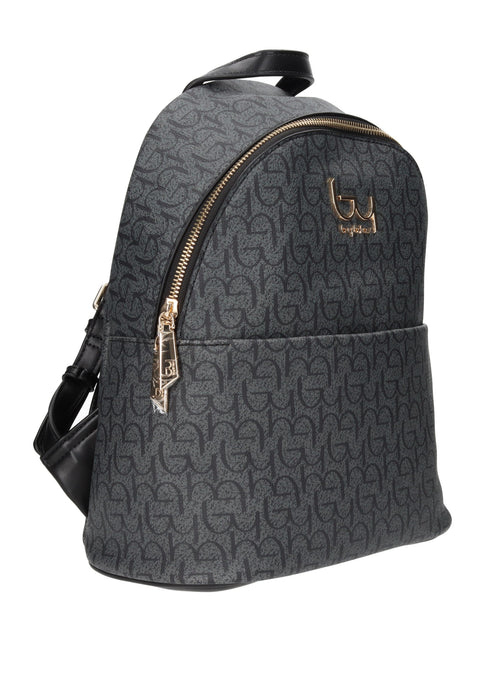 Zaino Notredame Byblos In Ecopelle Logata Con Chiusura A Cerniera 26x31x12 Cm